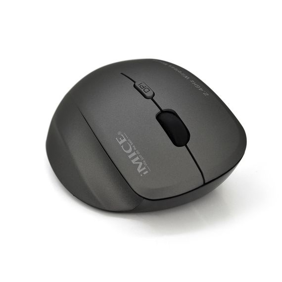Миша бездротова iMICE G6.6 кнопок, 800/1200/1600 DPI, 2.4Ghz 10м, 1*AA, Black | Зображення 1