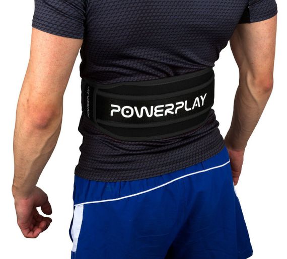 Пояс неопреновий для важкої атлетики Power Play 5546 Black L | Зображення 4
