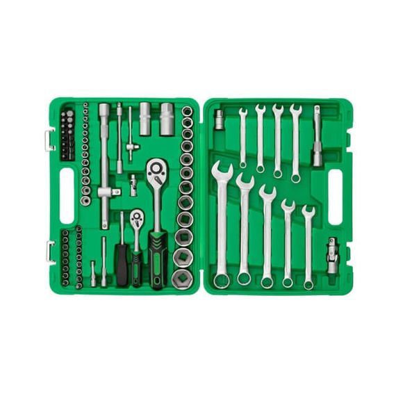 Набір інструментів 1/2", 1/4", 82 од. INTERTOOL ET-6082SP | Зображення 1