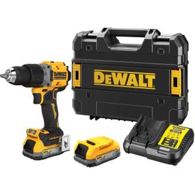 Дрель-шуруповёрт аккумуляторная бесщёточная 90 Нм DeWALT DCD800E2T