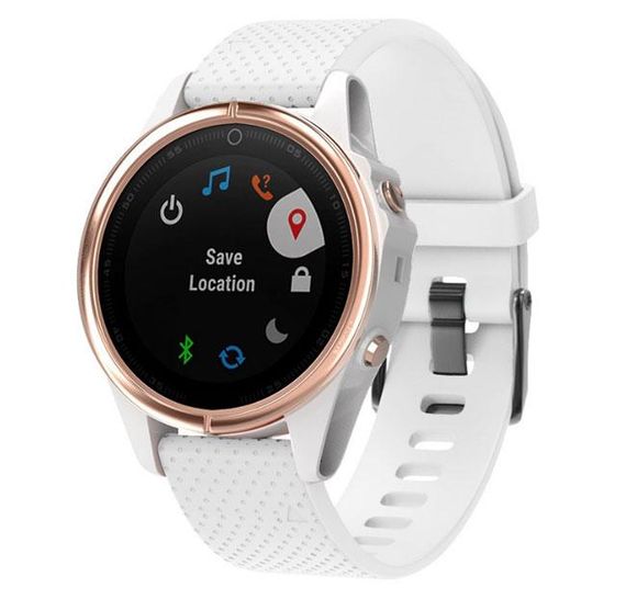 Силиконовый ремешок Primo для часов Garmin Fenix 5S / 5S Plus / 6S / 6S Pro / 7S / 7S Pro - White
