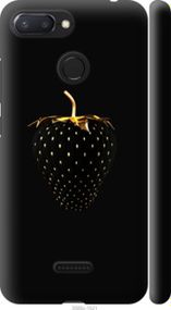 Чохол на Xiaomi Redmi 6 Чорна полуниця "3585m-1521-24368"