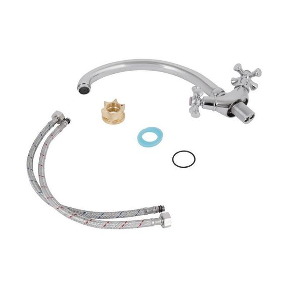 Смеситель для кухни Lidz Lamb 273F двухвентильный LDLAM273FCRM21890 Chrome | Зображення 6