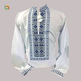 Рубашка Украинская вышиванка  44429339 цвет белый размер L/XL