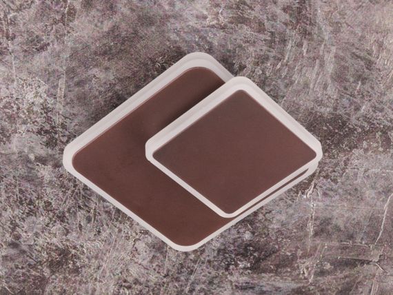 Сучасний креативний світильник стельовий LED для кухні ванної офісу 25464 Коричневий 6х15х15 см. | Зображення 3