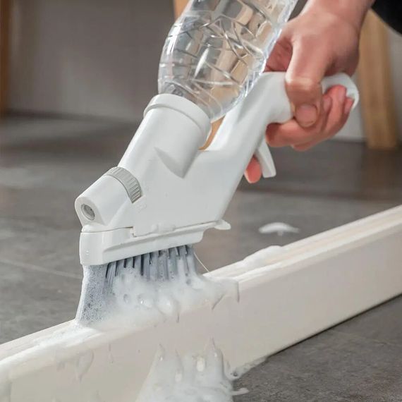 Щетка для уборки всех поверхностей 4в1 Water Spray Cleaning Kits эффективно и тщательно удаляет загрязнение, не оставляя царапин и не повреждая поверхности | Зображення 8