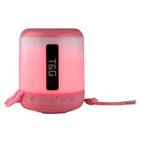 Портативная колонка T&amp;G TG156, Bluetooth, радио, speakerphone, розовый