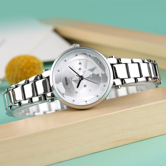 Жіночий годинник Skmei 1411SI Silver | Зображення 3