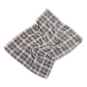 Плед Pet Fashion Bliss 2 для собак і котів плюш сірий картатий 70,5х94 см