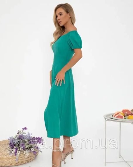 Платье для женщин цвет зеленый размер M FI_000837 | Зображення 1
