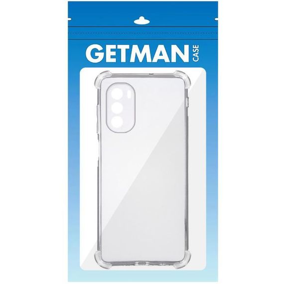 TPU чохол GETMAN Ease logo посилені кути Full Camera для Motorola Moto G31 Безбарвний (прозорий) | Зображення 4