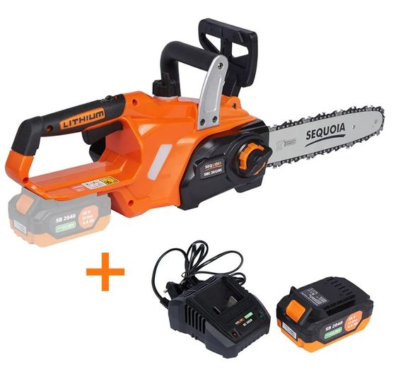 Акумуляторна ланцюгова пилка Sequoia з АКБ та ЗП SBC2012BS-EV | Зображення 7