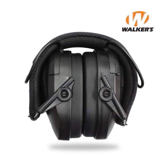 Активні навушники Walker's Razor Slim Patriot Original з патчами (Чорний) | Зображення 1