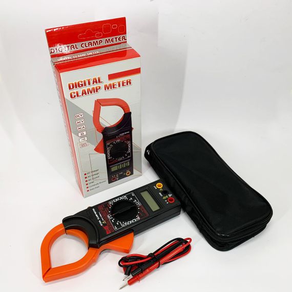 Цифровий кліщовий мультиметр HAOYUE DT266 з чохлом та щупами | Зображення 2