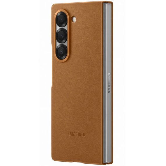 Кожаный чехол Leather Case (AAA) для Samsung Galaxy Z Fold6 | Зображення 3