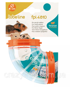 Тунель для гризунів Ferplast FPI 4810 Curve помаранчевий 6x6 см Ø 6 см 84810099