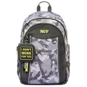 Рюкзак школьный YES TS-60L Grey 550405 19.3 л