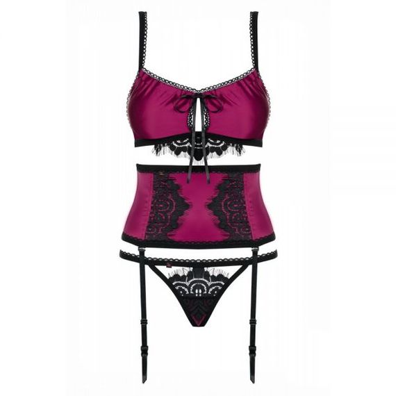 Комплект Obsessive 861-SEG-5 3 pcs set S/M | Зображення 3