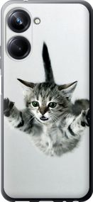 Чехол на Realme 10 Pro Летящий котёнок "2322u-2945-17620"
