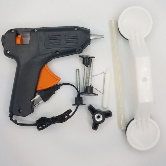 Інструмент для видалення вм'ятин на авто Clefers Pops-a-Den- Рихтування своїми руками - Клей, Пістолет, Присоска в комплекті IO-83 | Зображення 5