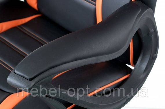 Офісне крісло Game black — orange, Tilt з регулюванням гойдання під вагу користувача | Зображення 7