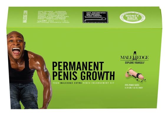 Экстендер для увеличения члена Male Edge Extra, ремешковый, масса всего 65 г, прочный пластик | Зображення 4