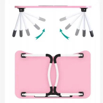 Постачання під ноут 60х40х30 см, Стіл кулер для ноутбука, Підставка для ноута та KI-345 планшета складана