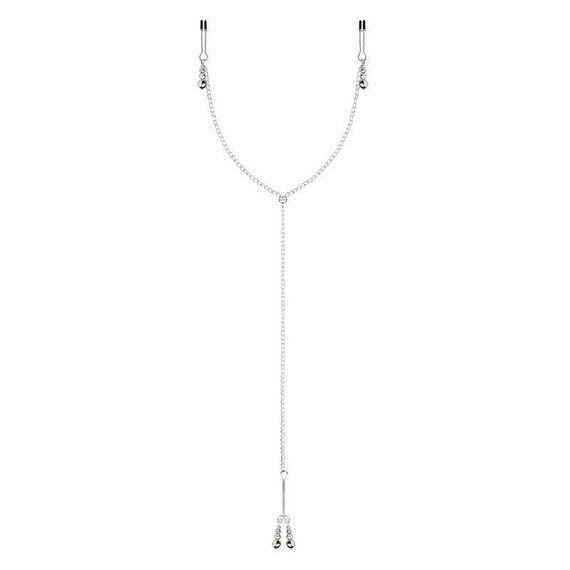 Затискачі для сосків та клітора Bedroom Fantasies: Nipple and Clitoris Clamps - Silver sexstyle | Зображення 8