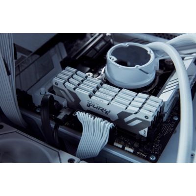 Модуль памяти для компьютера DDR5 32GB (2x16GB) 8000 MHz Renegade White Kingston Fury (ex.HyperX) (KF580C38RWK2-32) | Зображення 4