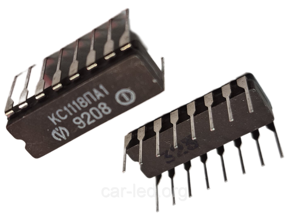 КС1118ПП1 мікросхема керування семисегментними або іншими світлодіодними індикаторами з динамічною індикацією | Зображення 1