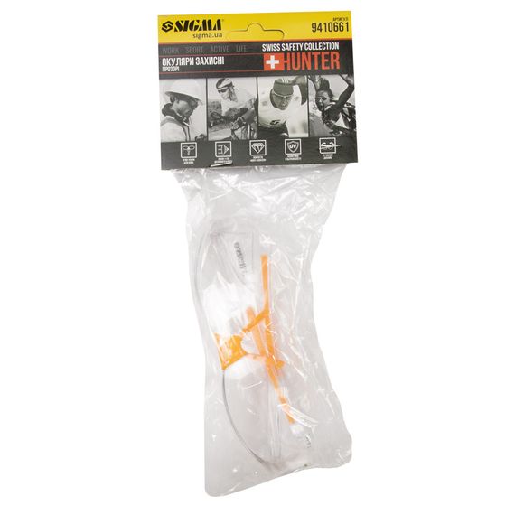 Окуляри захисні Sigma Hunter anti-scratch прозорі 9410661 | Зображення 1
