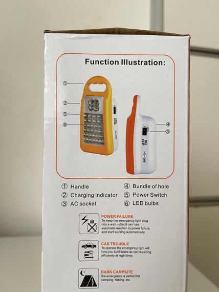 Переносний світлодіодний ліхтар з яскравістю до 400 люмен XPRO HG-400B (46343-HG-400B_167) | Зображення 9