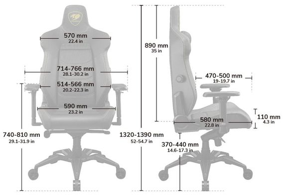 Крісло ігрове ARMOR EVO Royal | Зображення 4