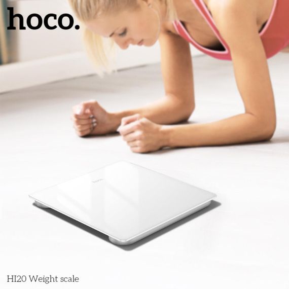 Ваги підлогові HOCO HI20 Weight scale White | Зображення 6
