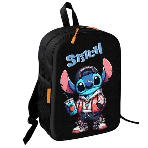 Рюкзак шкільний дитячий з принтом Стіч 36х27 см підлітковий для хлопчика, дівчинки (4069)