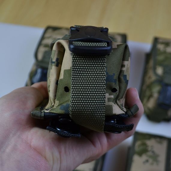 Подсумок на 2 магазина двойной из кордуры пиксель MOLLE тактический NO-39 | Зображення 6