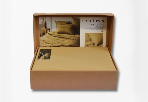 Постільна білизна Issimo Savanna Poplin 200 х 220 см Mustard | Зображення 6