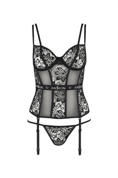 Корсет LETICIA CORSET black S/M - Passion sexstyle | Зображення 2