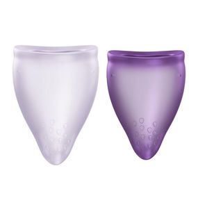 Набір менструальних чаш Fun Factory FUN CUP EXPLORE KIT, 2 шт, Multicolored Violet, об’єми 20 та 30 мл Sex Aura