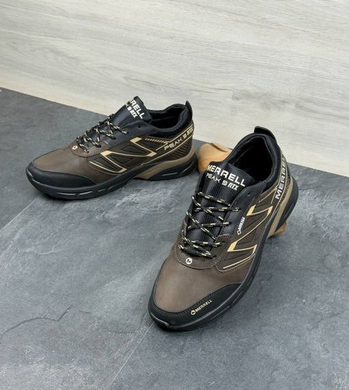 Шкіряні кросівки Merrell весна/осінь колір коричневий | Зображення 2