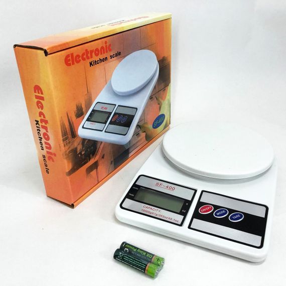 Кулинарные весы для взвешивания еды Domotec SF-400, Весы цифровые для готовки настольные KF-78 | Зображення 7