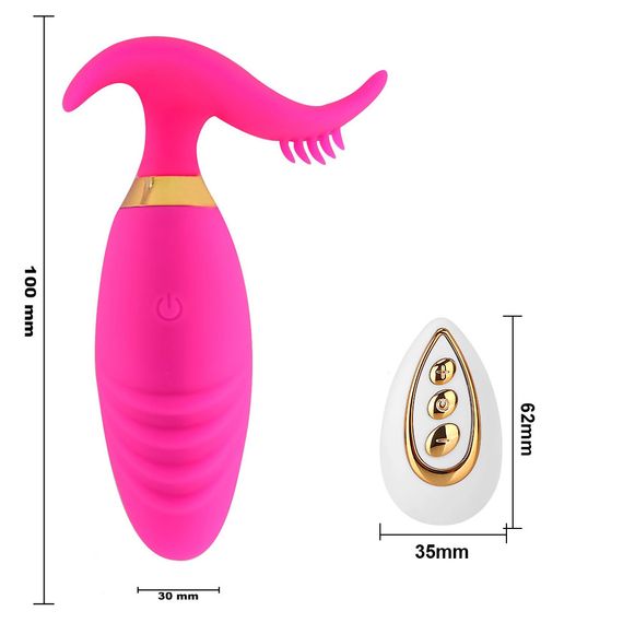 Вібро яйце з пультом Babydoll Віброяйце Малиновий B25-2 | Зображення 2