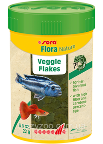 Корм для риб Sera Flora Nature у пластівцях 22 г 45301