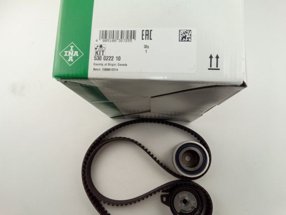 Ремінь ГРМ + ролики Doblo 1.6 16 V, INA (530 0222 10) (46400054)
