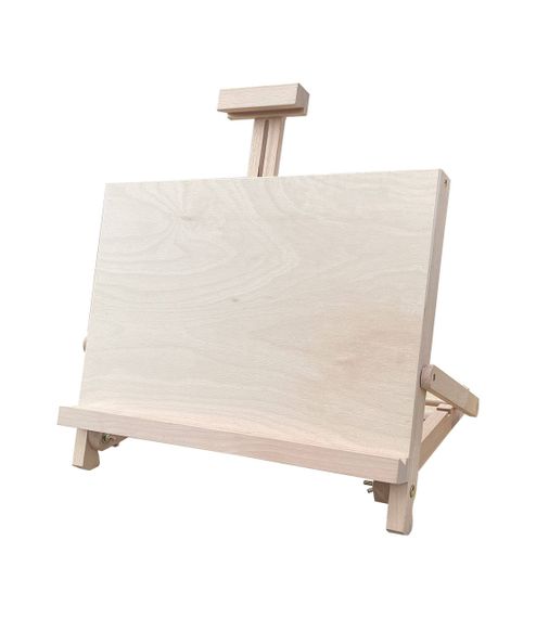 Настільний мольберт №19А, LeoArt, буковий, з фанерою