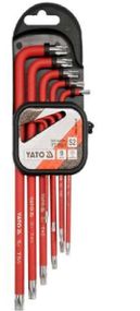 Набор шестигранники YATO Польша ключи ТОRХ TAMPERPROOF Т10-Т50 9 штук YT-0563