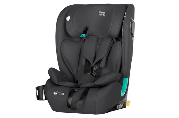 Автокрісло CRL-15808 "Yukon" Deepwater Grey i-Size 76-150см ISOFIX з нахилом + підсклянник CARRELLO