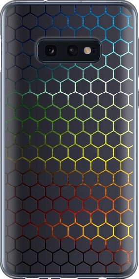 Чехол на Samsung Galaxy S10e Переливающиеся соты "498u-1646-17620"