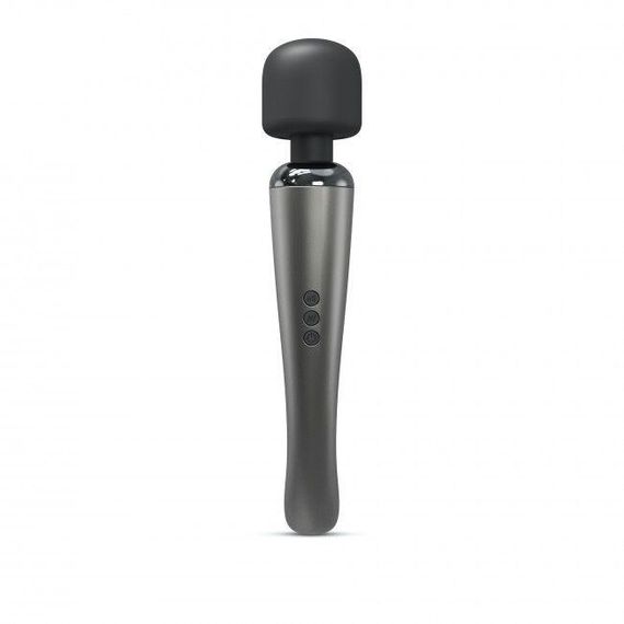 Потужний вібромасажер Dorcel Megawand Chrome Silver який перезаряджається, 160 режимів Sex Aura