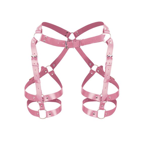 Гартери Art of Sex Claire, натуральна шкіра, колір рожевий, XS-M | Зображення 2